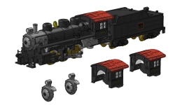 Rokuhan 7298035 - Z - Dampflok USRA 0-6-0, CB&Q